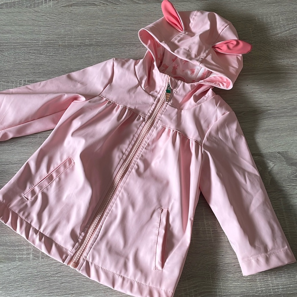 Toddler bunny rain jacket